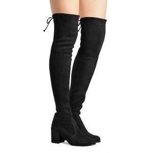 COPY - Stuart Weitzman Tieland Black Suede Boots